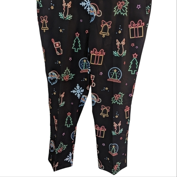 The Naughty Neon Noel Neon Lights Christmas Pants....Size 40/30 - Picture 3 of 7